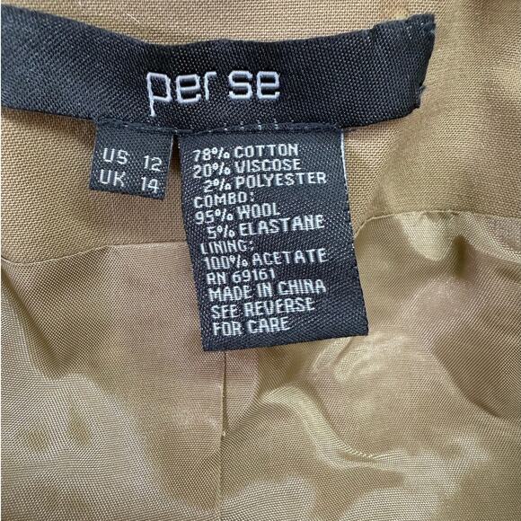 Per Se by Carlisle Tweed Blazer Size 12 - Picture 5 of 6